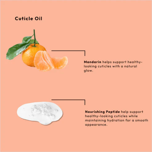 Nail & Cuticle Oil - Mandarin + Nourishing Peptides